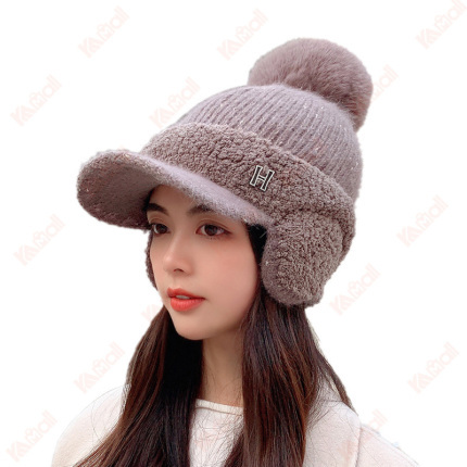 slouchy beanie rabbit wool blend